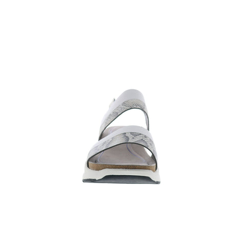 Bionica Odelia BI0020754 Womens White Leather Strap Slingback Sandals Shoes