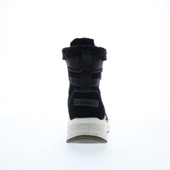 Bionica Olesha BI0022801 Womens Black Leather Lace Up Casual Dress Boots