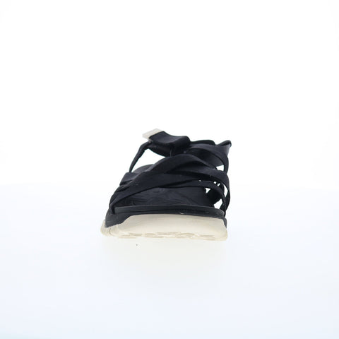 Bionica Nala BI0024501 Womens Black Canvas Slip On Strap Sandals Shoes