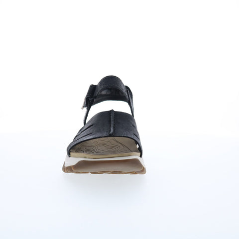 Bionica Naddell BI0024801 Womens Black Leather Strap Sport Sandals Shoes
