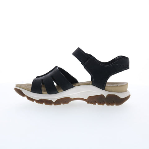 Bionica Naddell BI0024801 Womens Black Leather Strap Sport Sandals Shoes