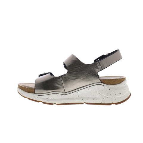 Bionica Olin BI0025508 Womens Gray Leather Strap Slingback Sandals Shoes