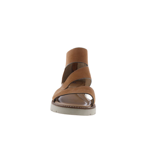 Bionica Daela BI0025805 Womens Brown Leather Zipper Strap Sandals Shoes