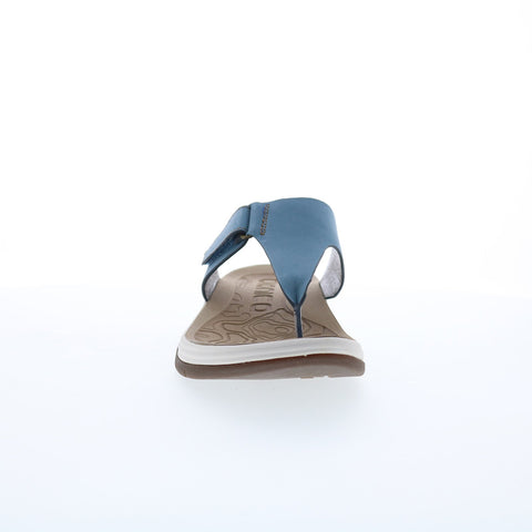 Bionica Niklas BI0026306 Womens Blue Leather Flip-Flops Sandals Shoes