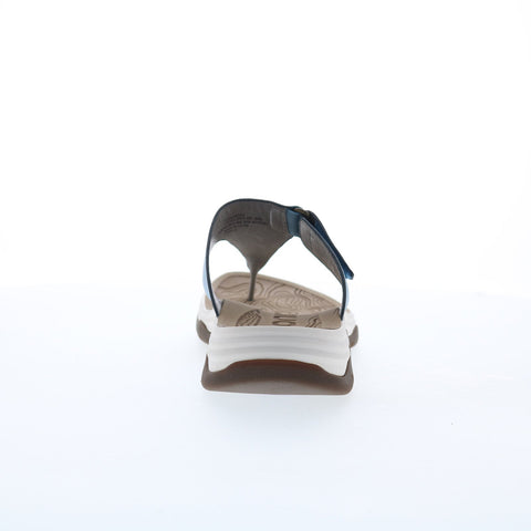 Bionica Niklas BI0026306 Womens Blue Leather Flip-Flops Sandals Shoes