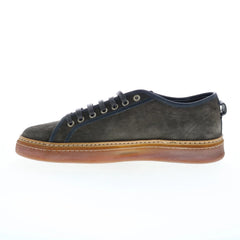 Di Bianco Biella Suede Mens Gray Suede Lace Up Lifestyle Sneakers Shoes