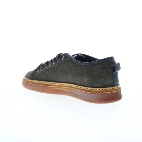 Di Bianco Biella Suede Mens Gray Suede Lace Up Lifestyle Sneakers Shoes