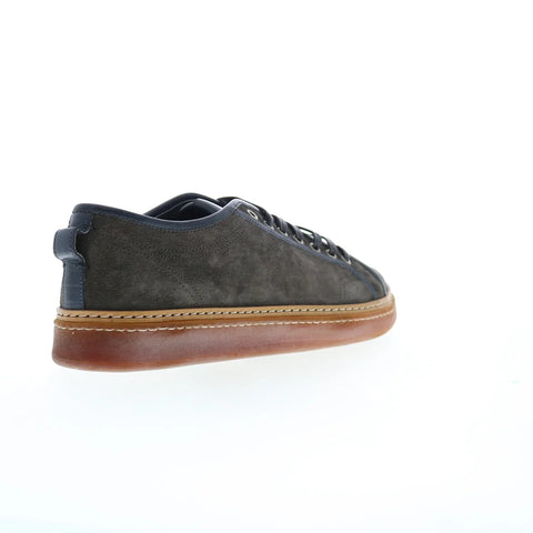 Di Bianco Biella Suede Mens Gray Suede Lace Up Lifestyle Sneakers Shoes