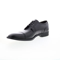 Bruno Magli Lansdale BM600252 Mens Black Oxfords & Lace Ups Cap Toe Shoes