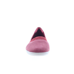 Easy Spirit Bounce SEBOUNCE Womens Red Suede Loafer Flats Shoes