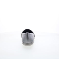 Easy Spirit Bounce SEBOUNCE Womens Gray Wide Leather Loafer Flats Shoes