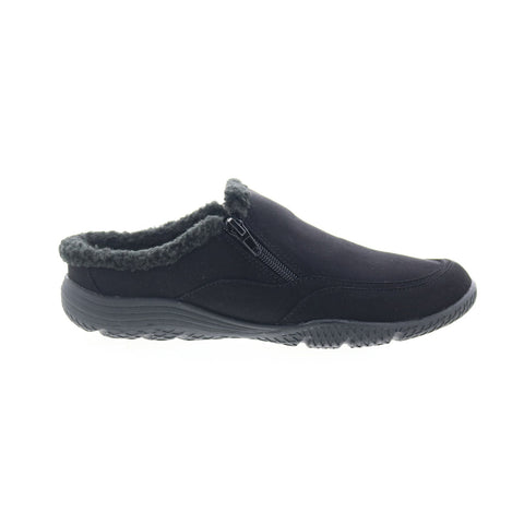Easy Spirit Brenley 2 SEBRENLEY2 Womens Black Wide Canvas Clog Flats Shoes