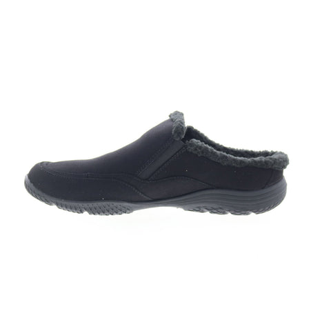 Easy Spirit Brenley 2 SEBRENLEY2 Womens Black Wide Canvas Clog Flats Shoes