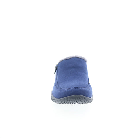 Easy Spirit Brenley 2 SEBRENLEY2 Womens Blue Wide Canvas Clog Flats Shoes