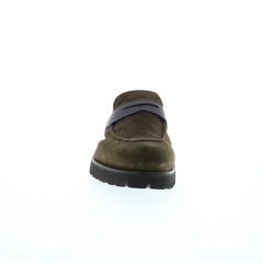 Di Bianco Brera Scozzina Mens Green Loafers & Slip Ons Penny Shoes