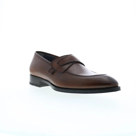 Di Bianco Brienza Deco SBP878 Mens Brown Loafers & Slip Ons Casual Shoes