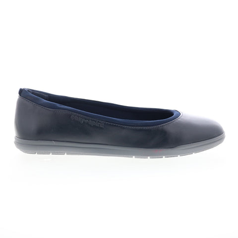 Easy Spirit Brylee SEBRYLEE Womens Blue Wide Leather Ballet Flats Shoes