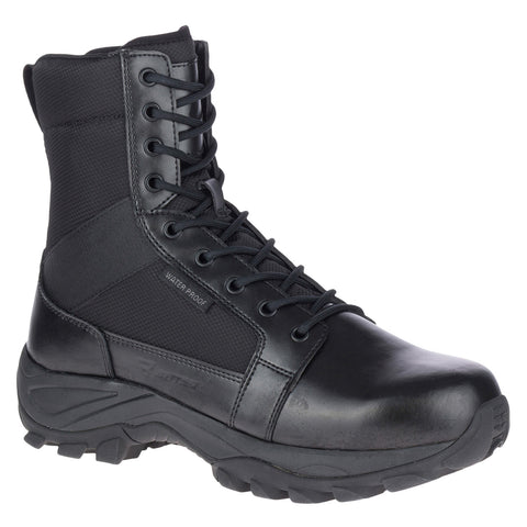 Bates Fuse Side Zip Waterproof E06508 Mens Black Wide Leather Tactical Boots