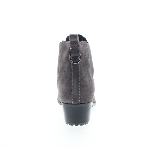 Easy Spirit Cabott SECABOTT Womens Gray Suede Slip On Chelsea Boots