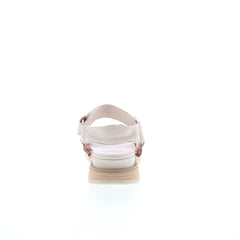 Miz Mooz Camellia Womens Beige Leather Strap Strap Sandals Shoes