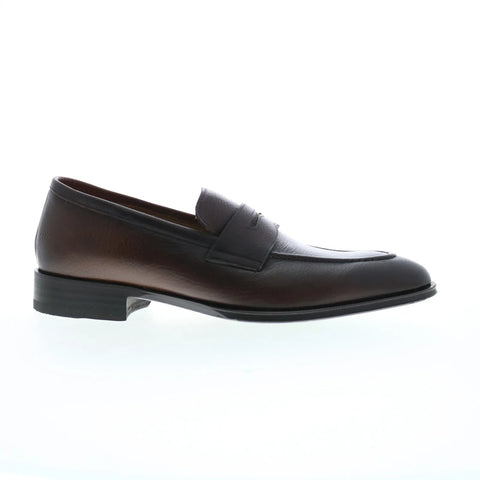 Pastori by Di Bianco Carinus Bottelato Tondo Mens Brown Loafers Shoes