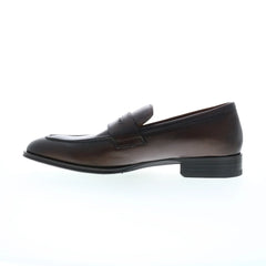 Pastori by Di Bianco Carinus Bottelato Tondo Mens Brown Loafers Shoes