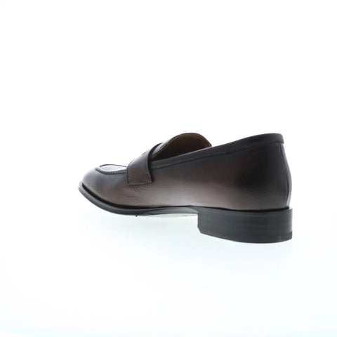 Pastori by Di Bianco Carinus Bottelato Tondo Mens Brown Loafers Shoes