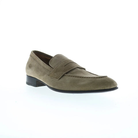Pastori by Di Bianco Carinus Cashmere Mens Gray Loafers Penny Shoes