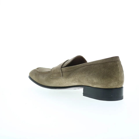Pastori by Di Bianco Carinus Cashmere Mens Gray Loafers Penny Shoes