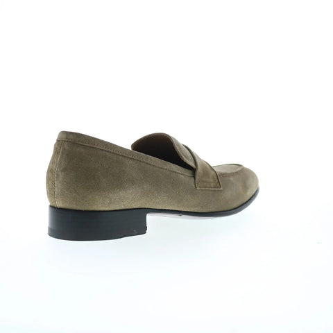 Pastori by Di Bianco Carinus Cashmere Mens Gray Loafers Penny Shoes