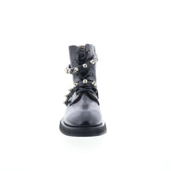 A.S. 98 Carl Womens Black Leather Zipper Casual Dress Boots