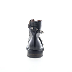 A.S. 98 Carl Womens Black Leather Zipper Casual Dress Boots