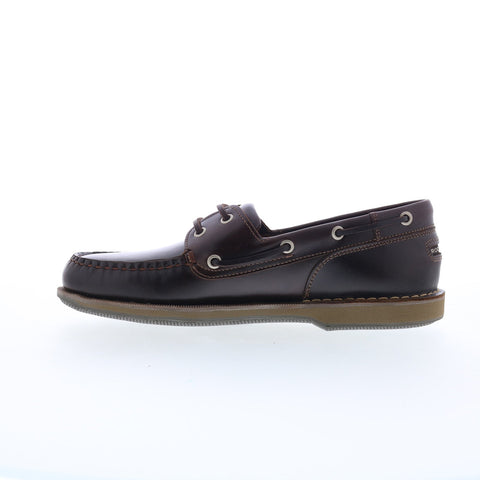 Rockport Perth CH1237 Mens Brown Extra Wide Loafers & Slip Ons Boat Shoes