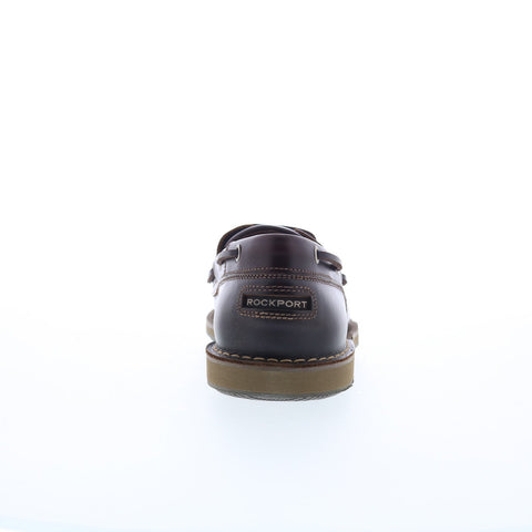 Rockport Perth CH1237 Mens Brown Extra Wide Loafers & Slip Ons Boat Shoes