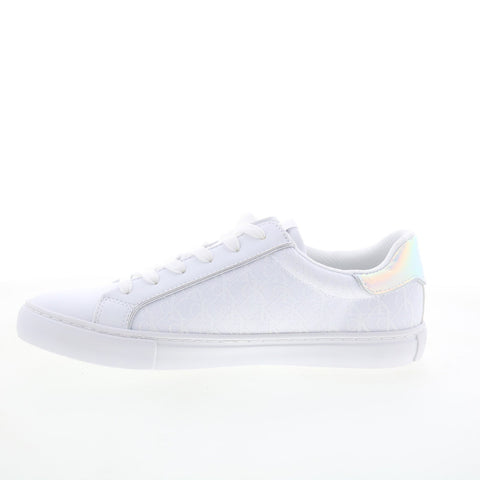 Calvin Klein Charli KCCHARLI Womens White Synthetic Lifestyle Sneakers Shoes