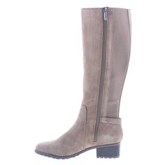 Easy Spirit Chaza SECHAZA Womens Gray Wide Suede Zipper Casual Dress Boots