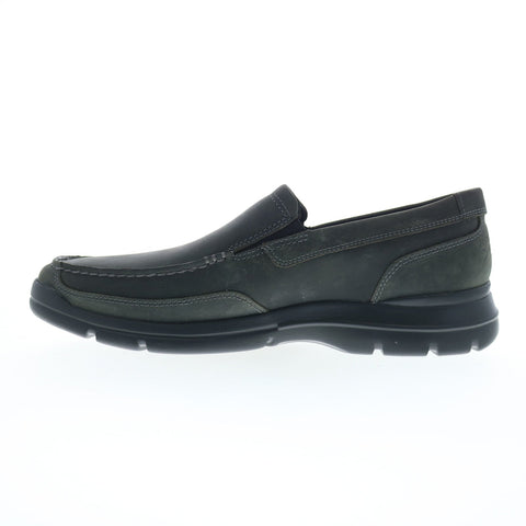 Rockport Junction Point Slip On Mens Gray Loafers & Slip Ons Casual Shoes