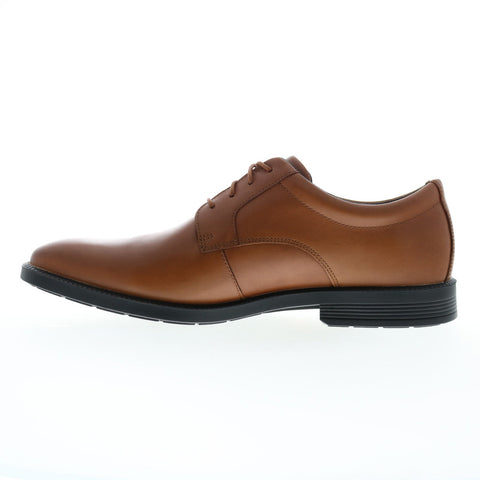 Rockport Dressport Plain Toe CJ0094 Mens Brown Oxfords Plain Toe Shoes