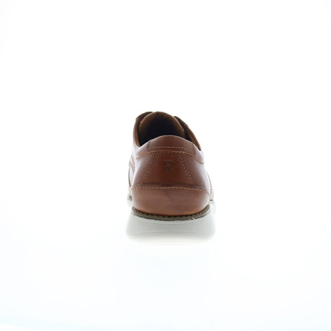 Rockport Total Motion Craft Plain Toe Mens Brown Wide Oxfords Plain Toe Shoes