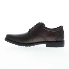 Rockport Isaac Plain Toe Mens Brown Wide Oxfords & Lace Ups Plain Toe Shoes