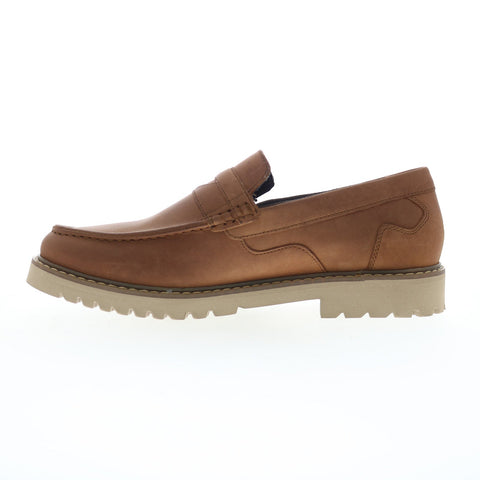 Rockport Maverick Penny CJ3772 Mens Brown Loafers & Slip Ons Penny Shoes