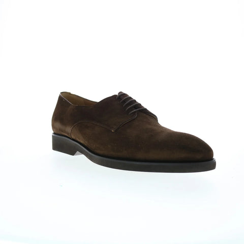 Pastori by Di Bianco Claudius Suede Mens Brown Oxfords Casual Shoes