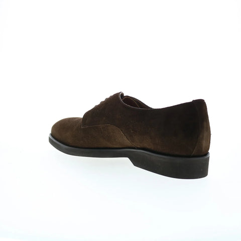 Pastori by Di Bianco Claudius Suede Mens Brown Oxfords Casual Shoes