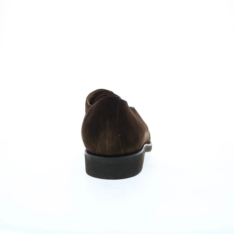 Pastori by Di Bianco Claudius Suede Mens Brown Oxfords Casual Shoes