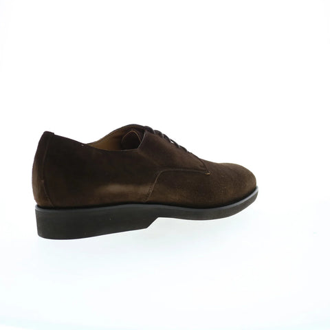 Pastori by Di Bianco Claudius Suede Mens Brown Oxfords Casual Shoes