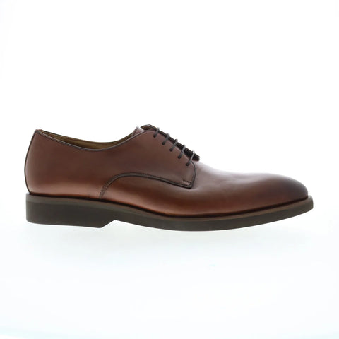 Pastori by Di Bianco Claudius Calfskin Mens Brown Oxfords & Lace Ups Shoes