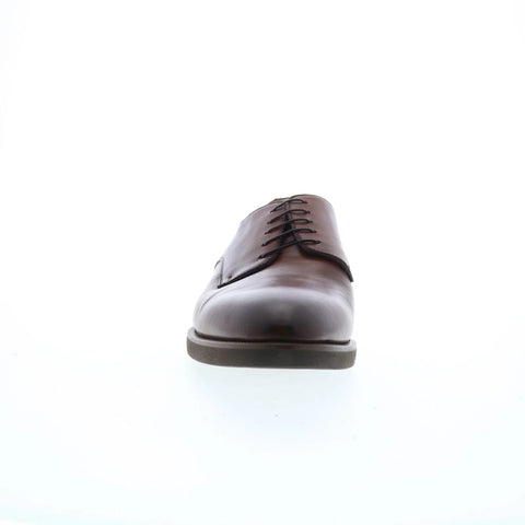 Pastori by Di Bianco Claudius Calfskin Mens Brown Oxfords & Lace Ups Shoes