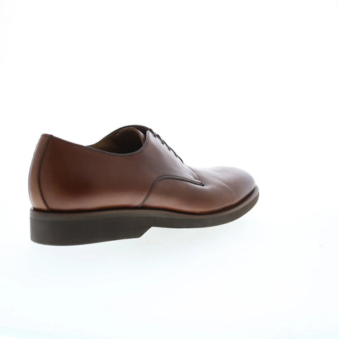 Pastori by Di Bianco Claudius Calfskin Mens Brown Oxfords & Lace Ups Shoes