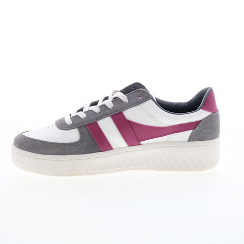 Gola Grandslam Pure CLB331 Womens White Suede Lifestyle Sneakers Shoes