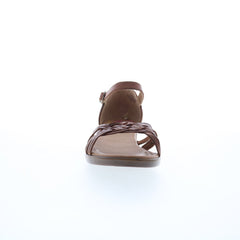 Comfortiva Fortune CT0005202 Womens Brown Leather Strap Sandals Shoes